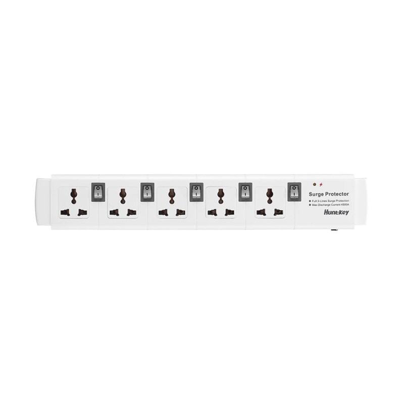 Huntkey PZC504 FivePorts 3 Line Surge Protection Power Strip