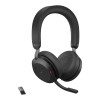 Jabra Evolve2 75 MS DUO Bluetooth & USB Type A Head Set Black (Without Stand)