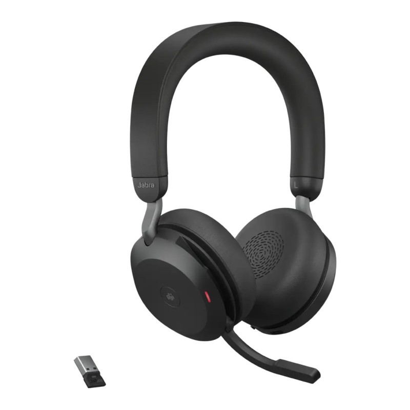 Jabra Evolve2 75 MS DUO Bluetooth & USB Type A Head Set Black (Without Stand)