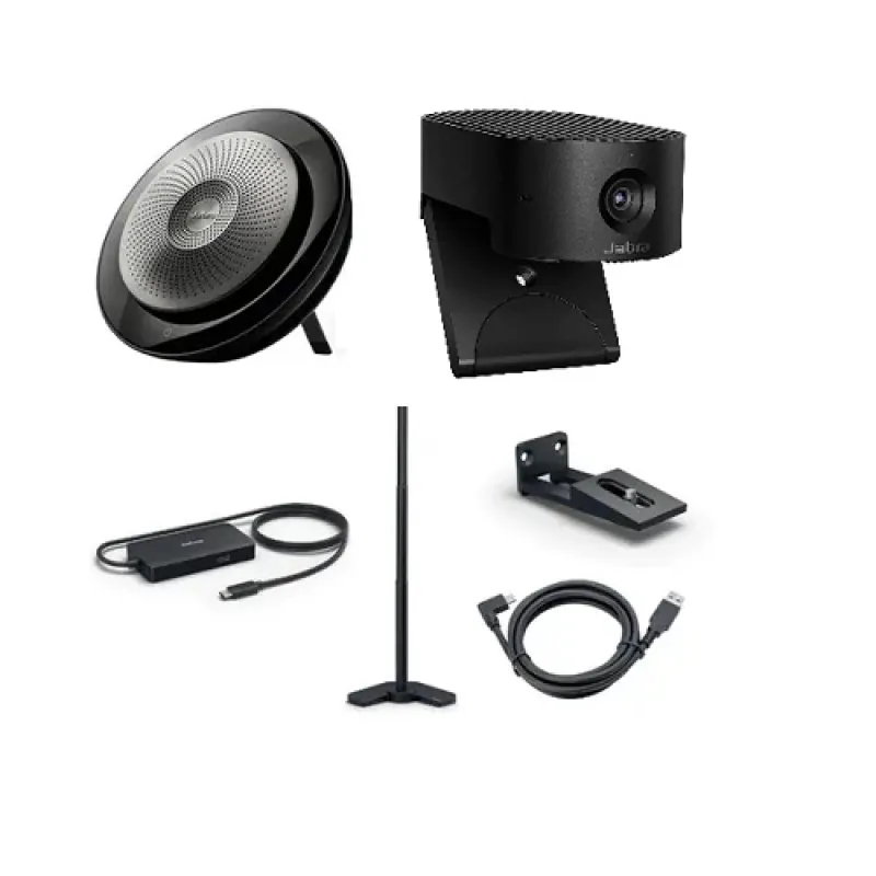 Jabra Panacast 20 Conference Camera & Speak 750 Bundle with Table Stand