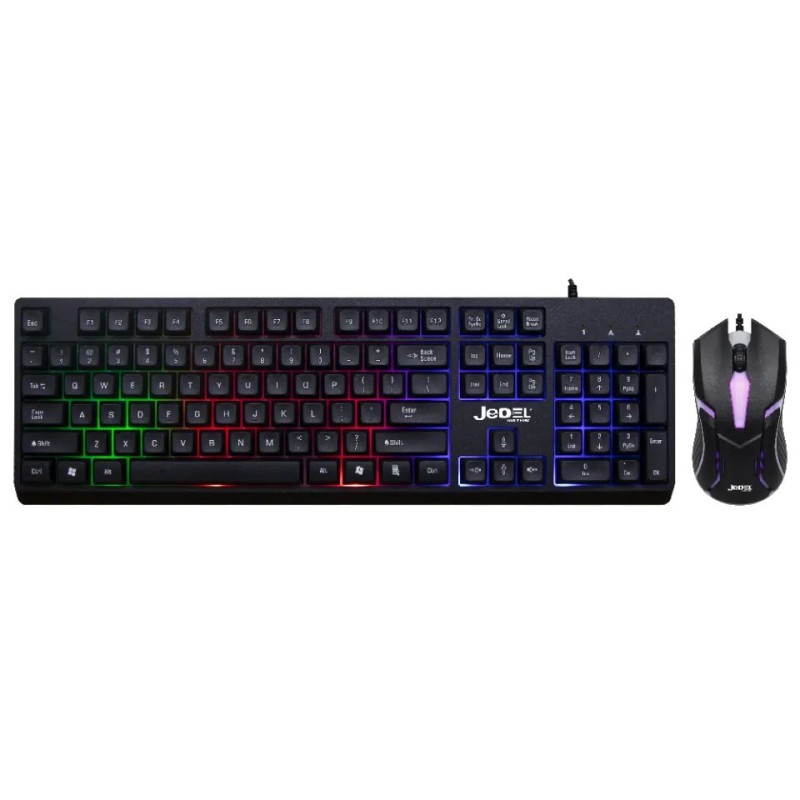 Jedel GK106 RGB Gaming Keyboard Mouse Combo