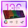 Jedel KL-122 Transparent RGB Mechanical Keyboard