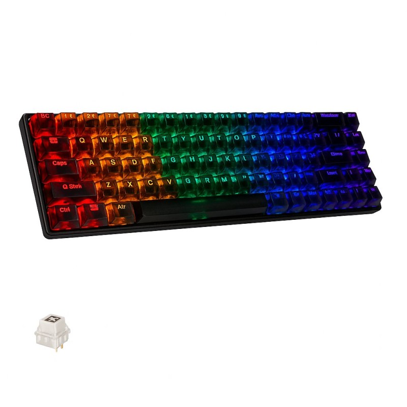 Jedel KL-122 Transparent RGB Mechanical Keyboard