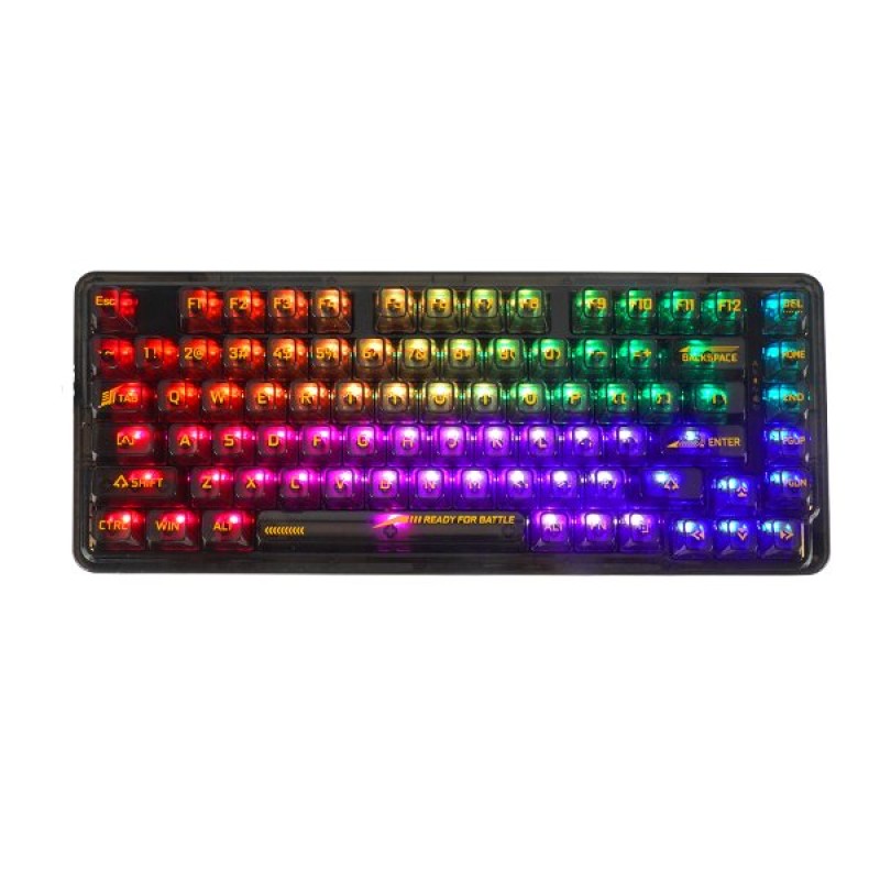 Jedel KL-123 Transparent RGB Mechanical Keyboard