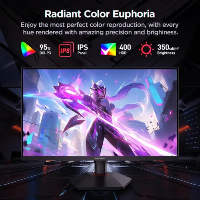 Koorui G2722P 27-inch IPS QHD 200Hz Gaming Monitor Koorui G2722P 27-inch IPS QHD 200Hz Gaming Monitor