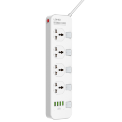 LDNIO SC4408 4 AC Outlets Universal Power Strip