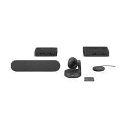 Logitech Rally System Video Conferencing Cam Set (6 Pcs Set/Audio Coverage 10 Feet)