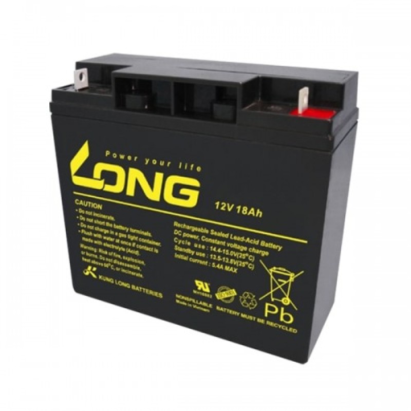 LONG WP18-12SHR 12V 18Ah Rechargeable Sealed Lead Acid Battery LONG WP18-12SHR 12V 18Ah Rechargeable Sealed Lead Acid Battery