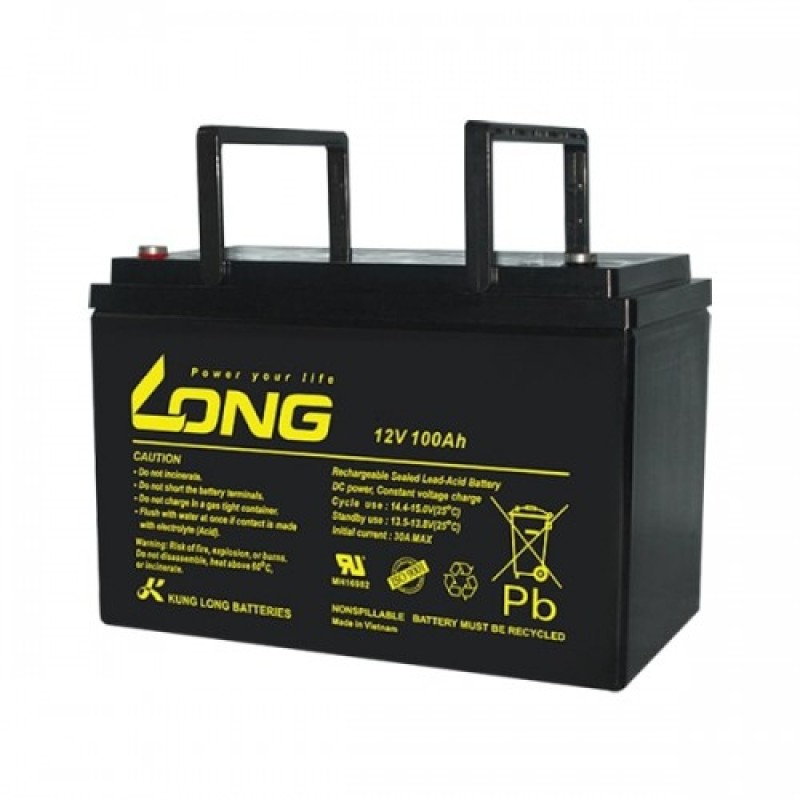LONG WPL100-12RN 12V 100Ah Rechargeable Sealed Lead Acid Battery LONG WPL100-12RN 12V 100Ah Rechargeable Sealed Lead Acid Battery