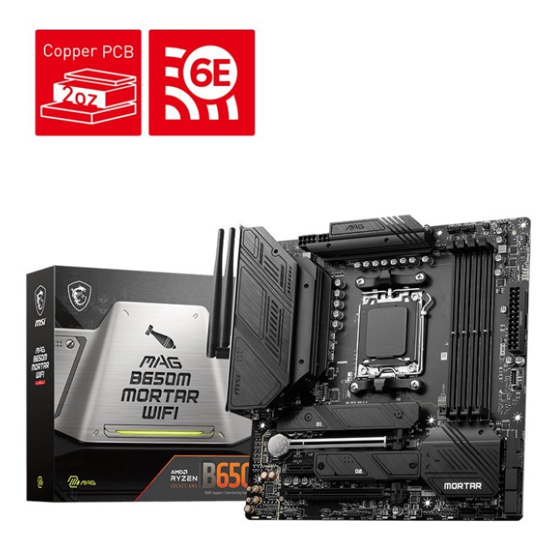 MSI MAG B650 TOMAHAWK WIFI DDR5 AMD AM5 ATX Motherboard