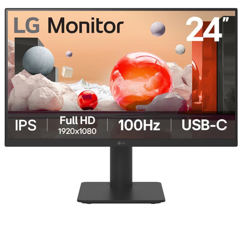 LG 24MS570B-B 24" FHD 100Hz IPS Monitor