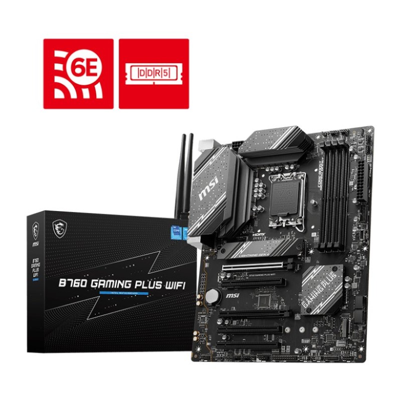 MSI B760 GAMING PLUS WIFI ATX Motherboard
