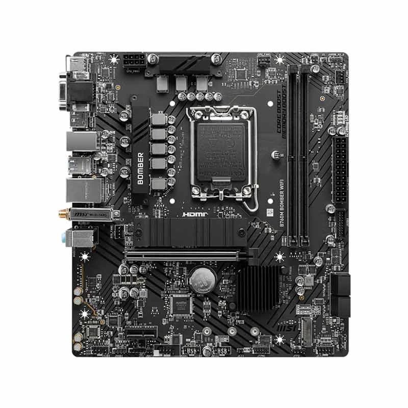 MSI B760M BOMBER WIFI mATX Motherboard