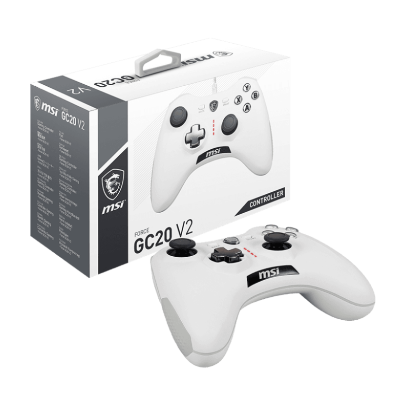 MSI FORCE GC20 V2 WHITE Gaming Controller