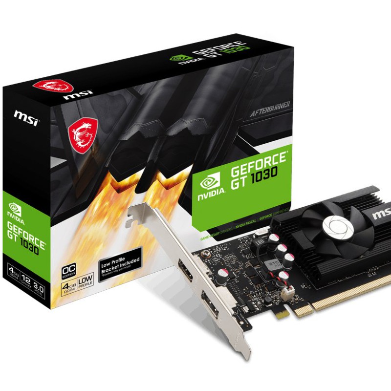 MSI GeForce GT 1030 4GD4 LP OC 4GB Graphics Card