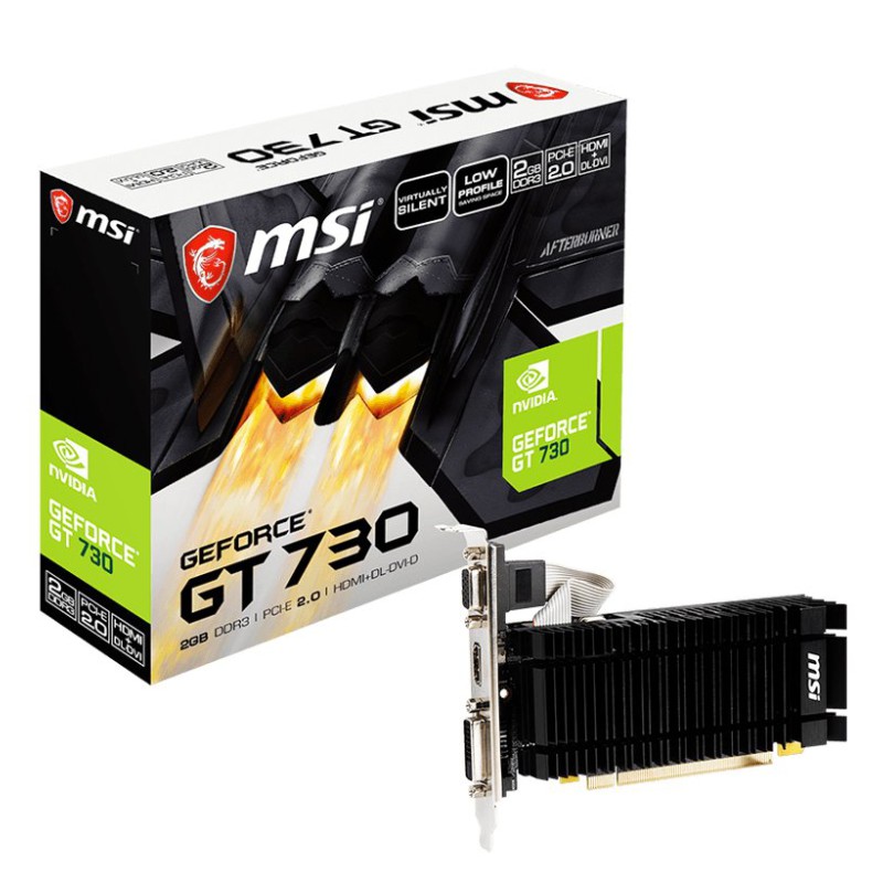 MSI GeForce GT 730 2GB DDR3 Graphics Card