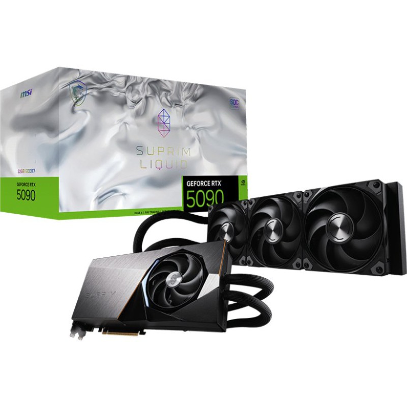 MSI GeForce RTX 5090 32G SUPRIM LIQUID SOC 32GB GDDR7 Graphics Card
