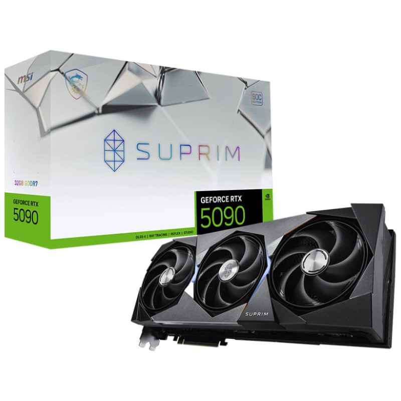 MSI GeForce RTX 5090 32G SUPRIM SOC 32GB GDDR7 Graphics Card