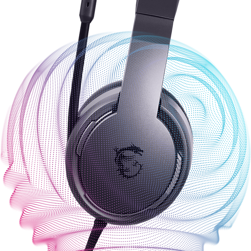 MSI IMMERSE GH40 ENC Wired Headphone