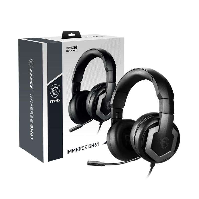 MSI IMMERSE GH61 Wired Gaming Headphone