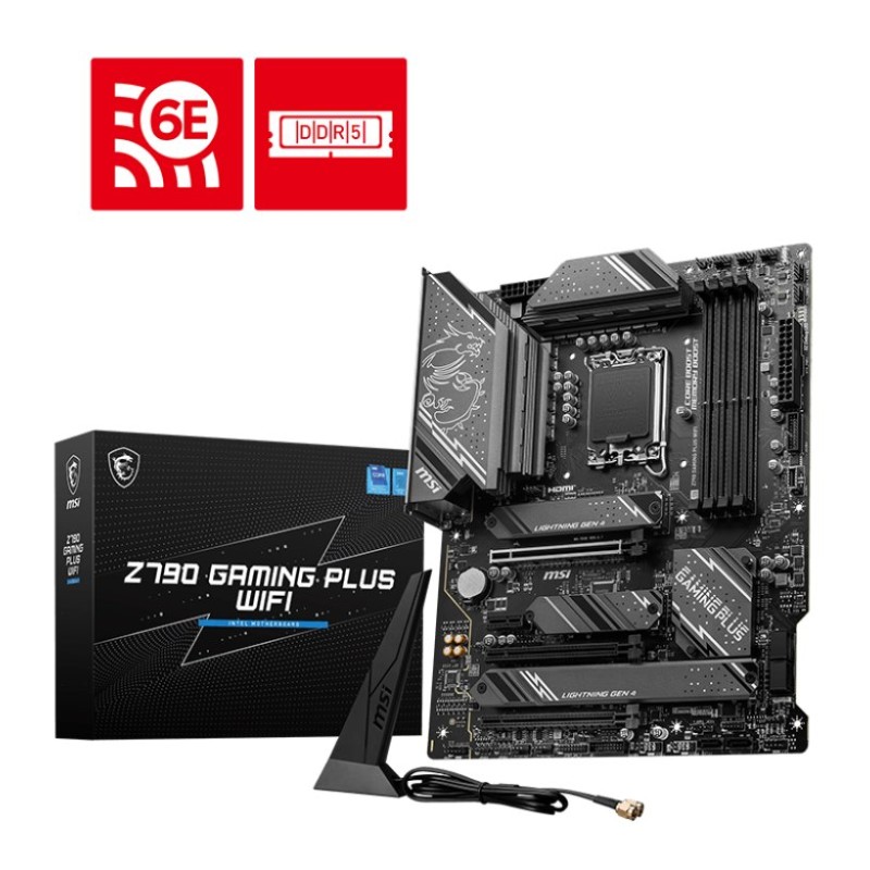 MSI Z790 GAMING PLUS WIFI DDR5 ATX Motherboard