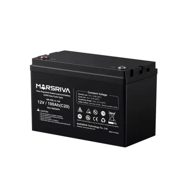 Marsriva MR-PBL12-100 12V 100Ah Sealed Lead-Acid UPS Battery Marsriva MR-PBL12-100 12V 100Ah Sealed Lead-Acid UPS Battery