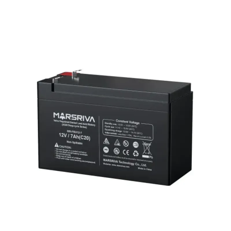 Marsriva MR-PBU12-7 12V 7Ah Sealed Lead-acid UPS Battery Marsriva MR-PBU12-7 12V 7Ah Sealed Lead-acid UPS Battery