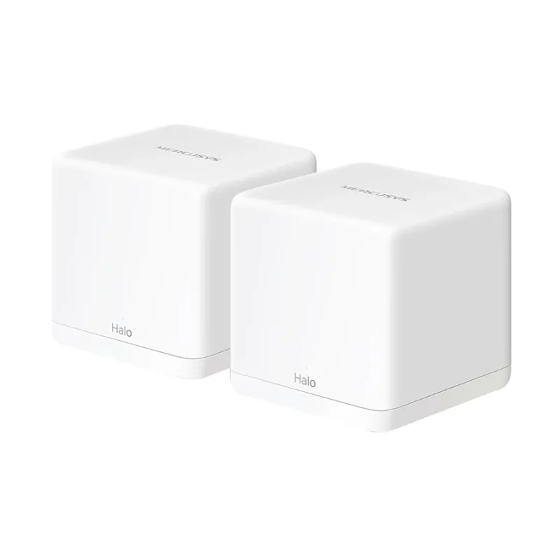 Mercusys HALO H30G AC1300 Mbps Gigabit Dual-Band Wi-Fi 5 Mesh Router (2-Pack) Mercusys HALO H30G AC1300 Mbps Gigabit Dual-Band Wi-Fi 5 Mesh Router (2-Pack)