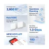 Mercusys HALO H30G AC1300 Mbps Gigabit Dual-Band Wi-Fi 5 Mesh Router (2-Pack) Mercusys HALO H30G AC1300 Mbps Gigabit Dual-Band Wi-Fi 5 Mesh Router (2-Pack)