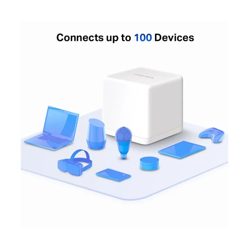 Mercusys HALO H30G AC1300 Mbps Gigabit Dual-Band Wi-Fi 5 Mesh Router (2-Pack) Mercusys HALO H30G AC1300 Mbps Gigabit Dual-Band Wi-Fi 5 Mesh Router (2-Pack)