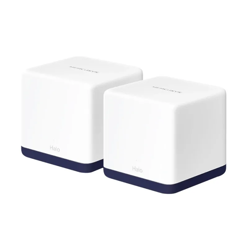 Mercusys HALO H50G AC1900 Mbps Gigabit Dual-Band Wi-Fi 5 Mesh Router (2-Pack) Mercusys HALO H50G AC1900 Mbps Gigabit Dual-Band Wi-Fi 5 Mesh Router (2-Pack)