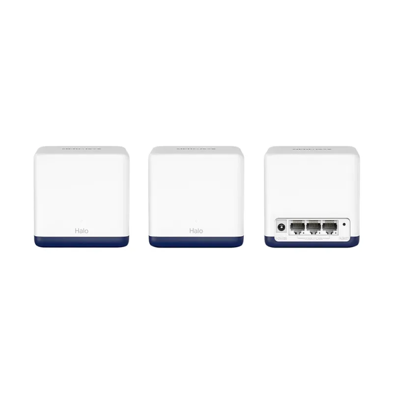 Mercusys HALO H50G AC1900 Mbps Gigabit Dual-Band Wi-Fi 5 Mesh Router (3-Pack) Mercusys HALO H50G AC1900 Mbps Gigabit Dual-Band Wi-Fi 5 Mesh Router (3-Pack)