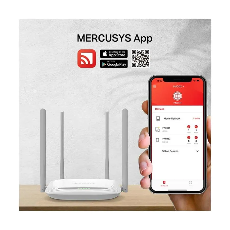 Mercusys MW325R 300Mbps Enhanced Wireless N Router Mercusys MW325R 300Mbps Enhanced Wireless N Router