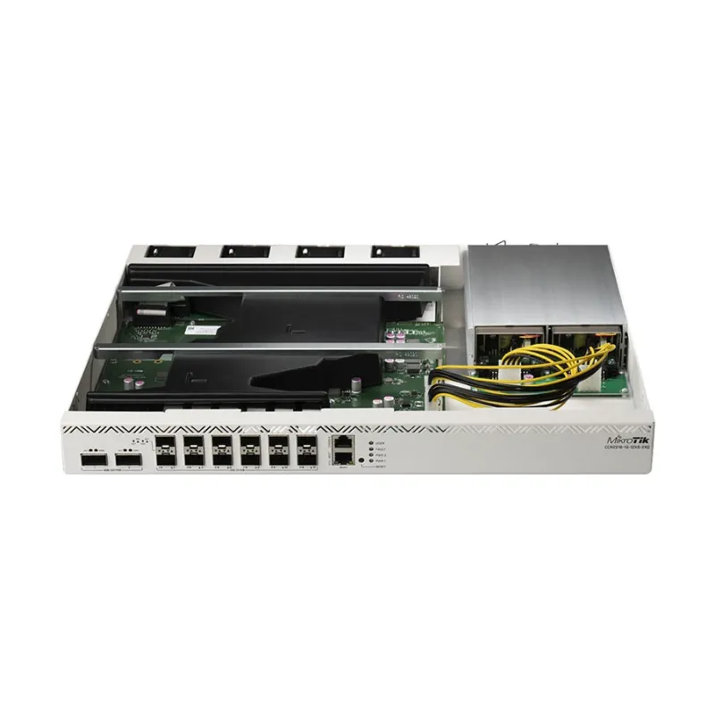 Mikrotik CCR2216-1G-12XS-2XQ 1U Rackmount RouterOS v7 Dual PSU Cloud Core Ethernet Router Mikrotik CCR2216-1G-12XS-2XQ 1U Rackmount RouterOS v7 Dual PSU Cloud Core Ethernet Router