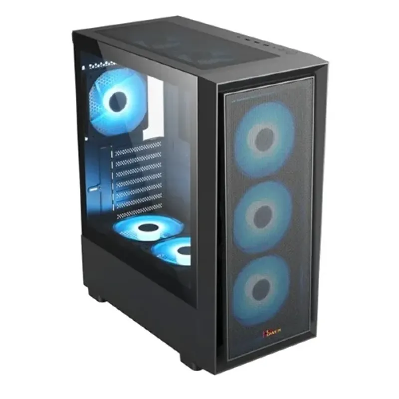 PC Power Crystal Mesh V3 BK ATX Desktop Gaming Casing PC Power Crystal Mesh V3 BK ATX Desktop Gaming Casing