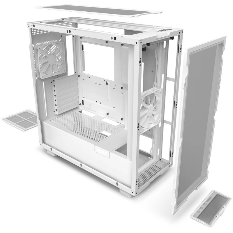 NZXT H7 Flow ATX Mid-Tower Airflow Casing White