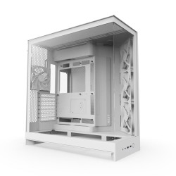 NZXT H9 Flow Dual-Chamber ATX Mid-Tower Airflow Case White
