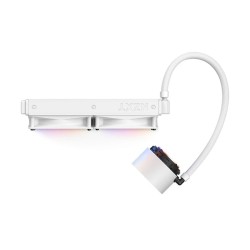 NZXT Kraken Elite 240 RGB 240mm AIO Liquid CPU Cooler White with LCD Display