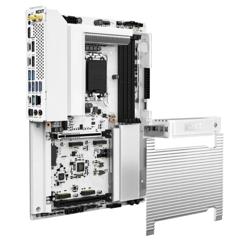 NZXT N9 Z890 Intel LGA1851 Wi-Fi 7 ATX Gaming Motherboard - White