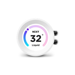 NZXT Kraken Elite 360 RGB 360mm AIO Liquid CPU Cooler White with LCD Display