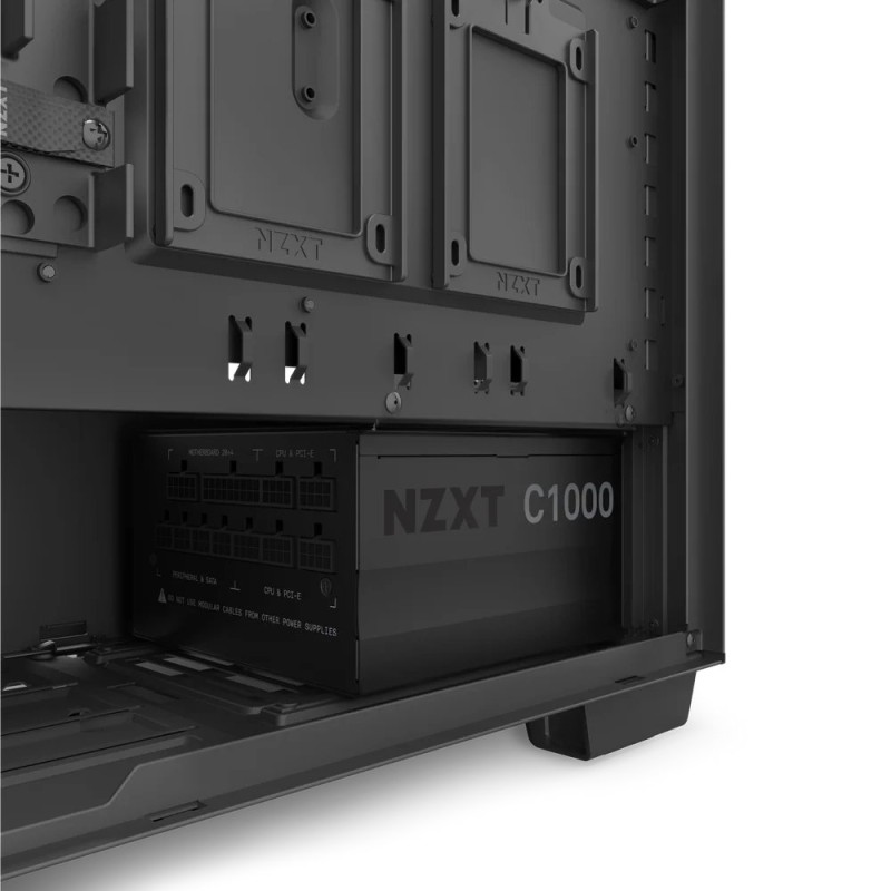 NZXT C1000 1000 Watt 80 Plus Gold ATX 3.1 Full Modular Power Supply - Black #PA-0G2BB-UK