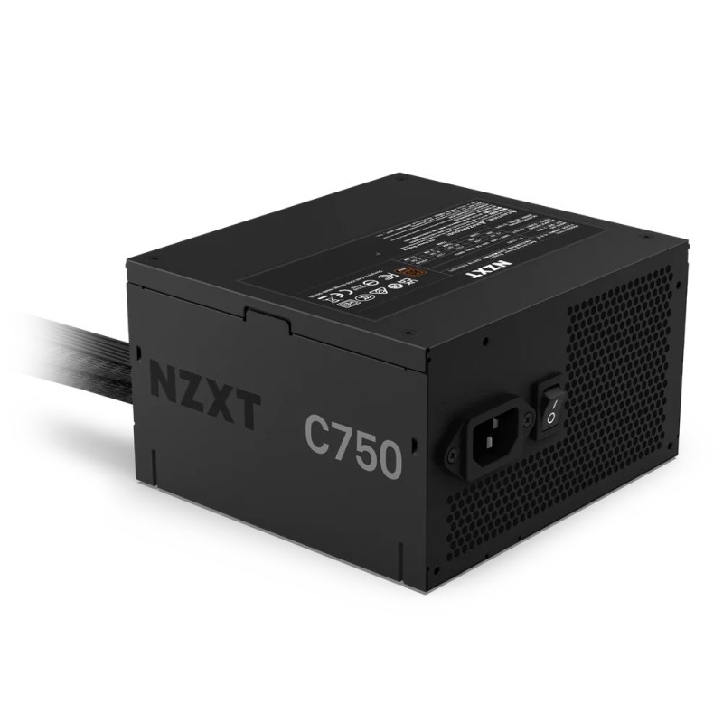 NZXT C750 750 Watt 80 Plus Bronze ATX Non-Modular Power Supply #PA-7B2BB-UK