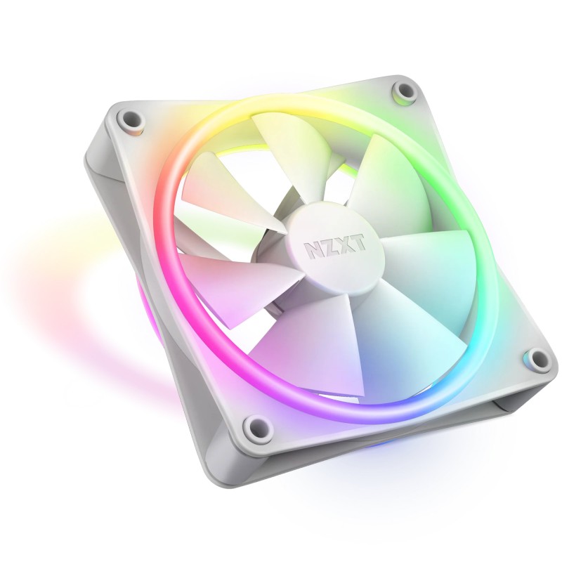 NZXT F120 RGB DUO 120mm RGB Casing Fan - White #RF-D12SF-W1