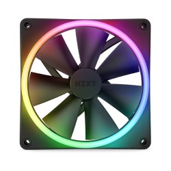NZXT F140 RGB DUO 140mm RGB Casing Fan - Black #RF-D14SF-B1