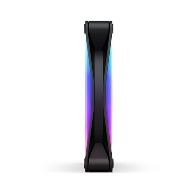 NZXT F140 RGB DUO 140mm RGB Casing Fan - Black #RF-D14SF-B1