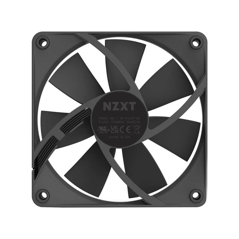 NZXT F120 RGB DUO 120mm RGB Casing Fan - Black #RF-D12SF-B1
