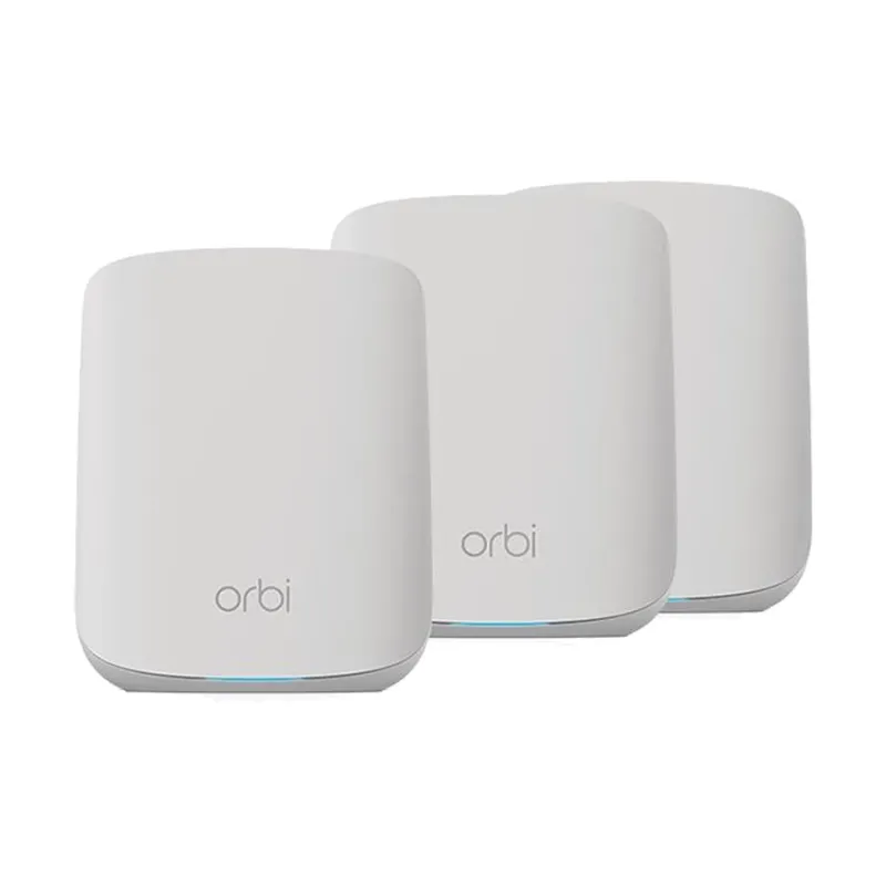 Netgear Orbi RBK353 AX1800 Mbps Gigabit Dual-Band Wi-Fi 6 Router (3-Pack) Netgear Orbi RBK353 AX1800 Mbps Gigabit Dual-Band Wi-Fi 6 Router (3-Pack)