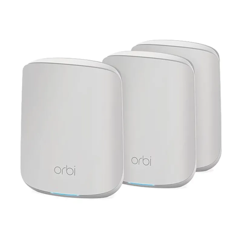 Netgear Orbi RBK353 AX1800 Mbps Gigabit Dual-Band Wi-Fi 6 Router (3-Pack) Netgear Orbi RBK353 AX1800 Mbps Gigabit Dual-Band Wi-Fi 6 Router (3-Pack)