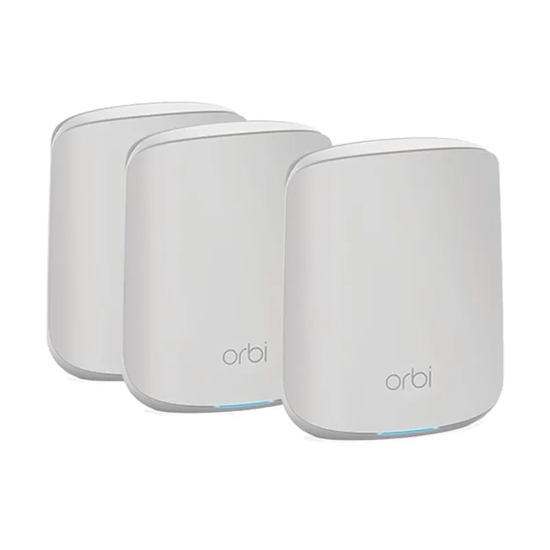 Netgear Orbi RBK353 AX1800 Mbps Gigabit Dual-Band Wi-Fi 6 Router (3-Pack) Netgear Orbi RBK353 AX1800 Mbps Gigabit Dual-Band Wi-Fi 6 Router (3-Pack)