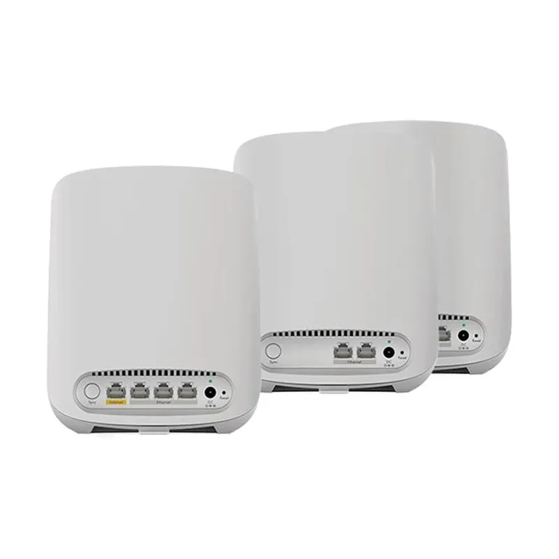 Netgear Orbi RBK353 AX1800 Mbps Gigabit Dual-Band Wi-Fi 6 Router (3-Pack) Netgear Orbi RBK353 AX1800 Mbps Gigabit Dual-Band Wi-Fi 6 Router (3-Pack)